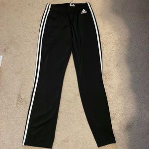 Black size small Adidas training pants